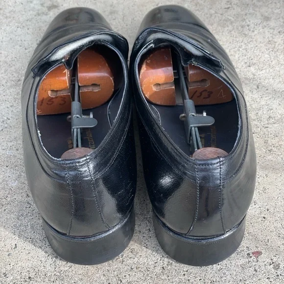 Vintage Bally of Switzerland Black Leather Loafers, 9D - Picture 3 of 8